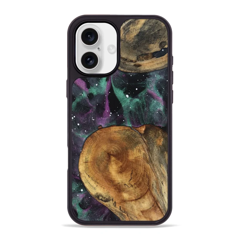 iPhone 16 Plus Wood Phone Case - Dottie (Cosmos, 829871)