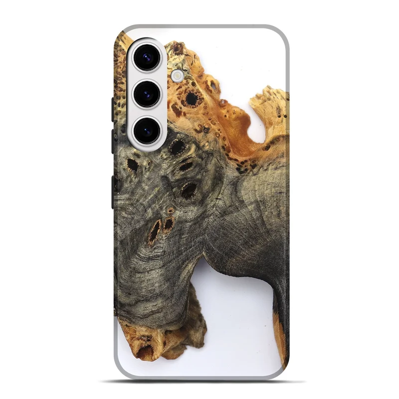 Galaxy S25 Plus Wood Live Edge Phone Case - Kamari (Clear, 829833)
