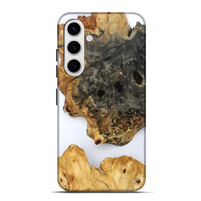 Galaxy S25 Plus Wood Live Edge Phone Case - Louann (Clear, 829831)