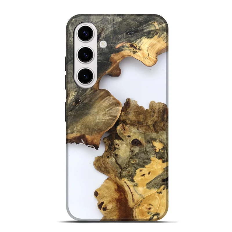 Galaxy S25 Plus Wood Live Edge Phone Case - Bryanna (Clear, 829856)