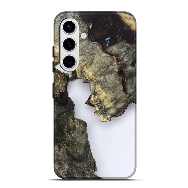 Galaxy S25 Plus Wood Live Edge Phone Case - Samuel (Clear, 829850)