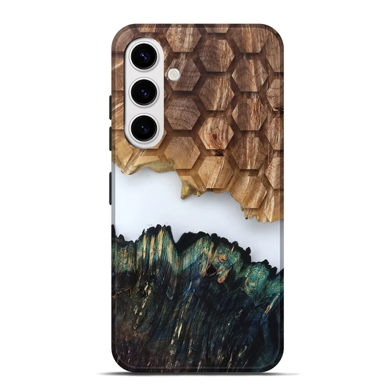 Galaxy S25 Plus Wood Live Edge Phone Case - Fabian (Clear, 829798)