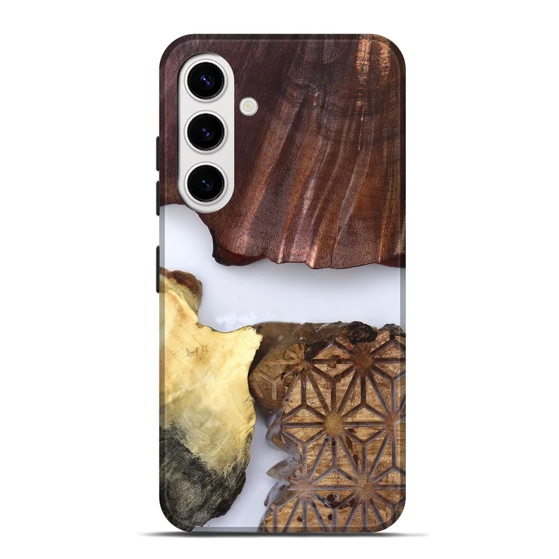 Galaxy S25 Plus Wood Live Edge Phone Case - Deanna (Clear, 829796)