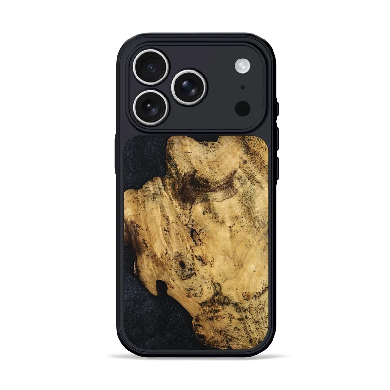 iPhone 17 Pro Wood Phone Case - Adhara (Wood Burl, 829762)