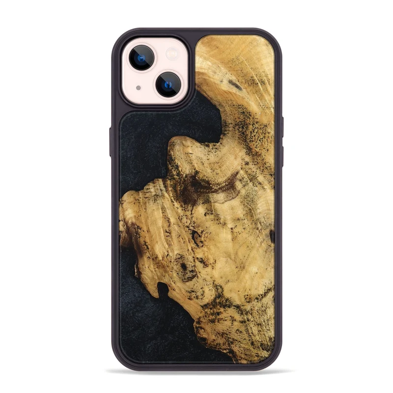 iPhone 14 Plus Wood Phone Case - Adhara (Wood Burl, 829762)