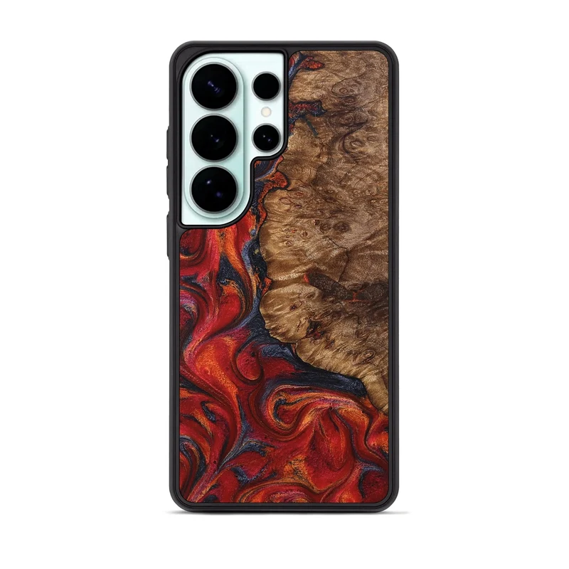 Galaxy S26 Ultra Wood Phone Case - Erika (Red, 829719)