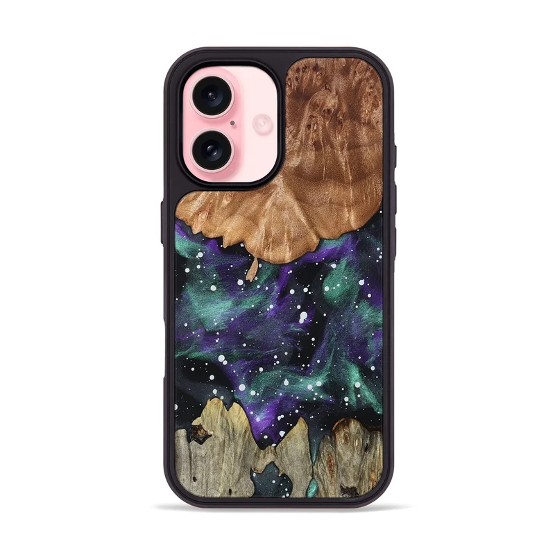 iPhone 16 Wood Phone Case - Twila (Cosmos, 829876)