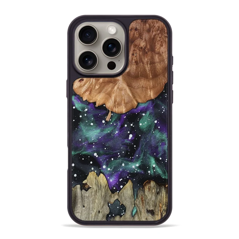 iPhone 16 Pro Max Wood Phone Case - Twila (Cosmos, 829876)