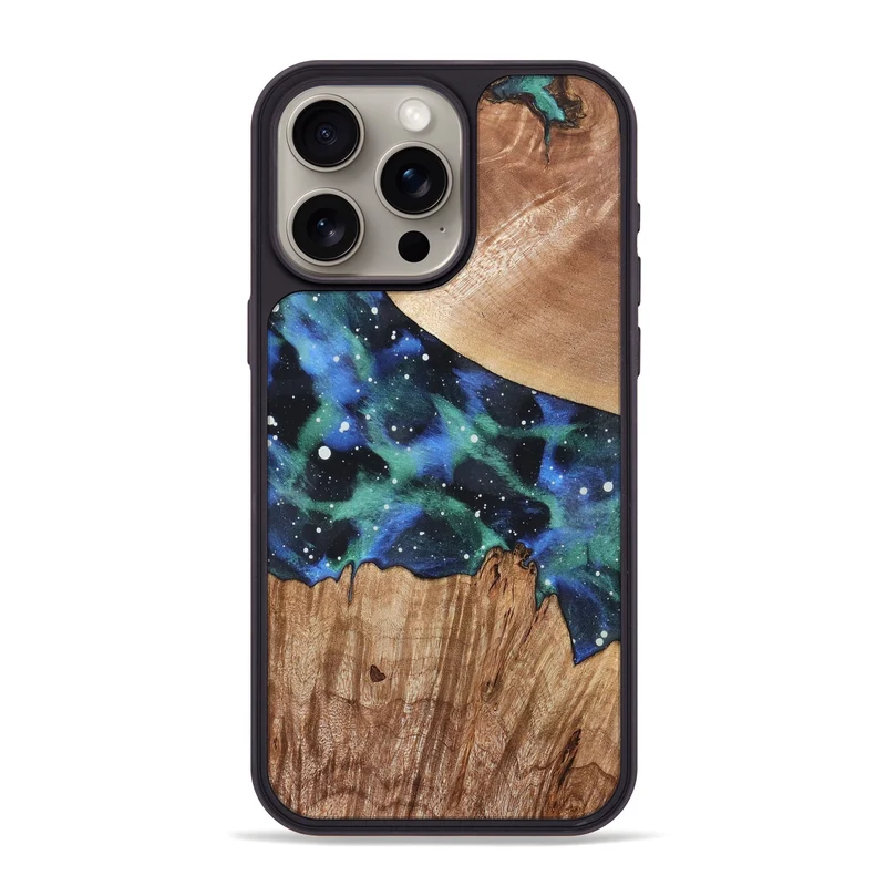 iPhone 15 Pro Max Wood Phone Case - Kelsea (Cosmos, 829878)