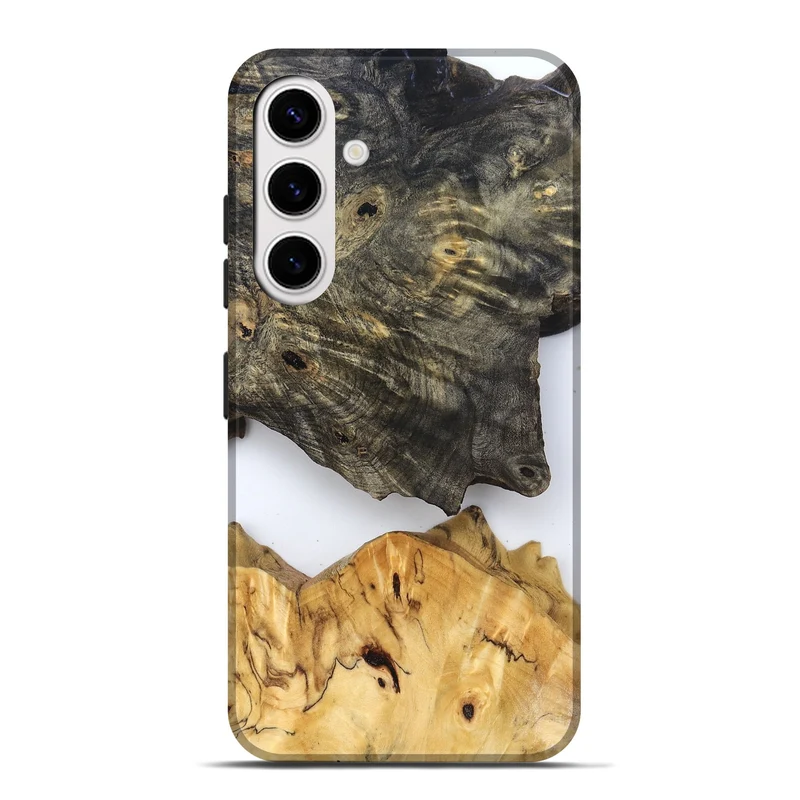 Galaxy S25 Plus Wood Live Edge Phone Case - Teena (Clear, 829822)