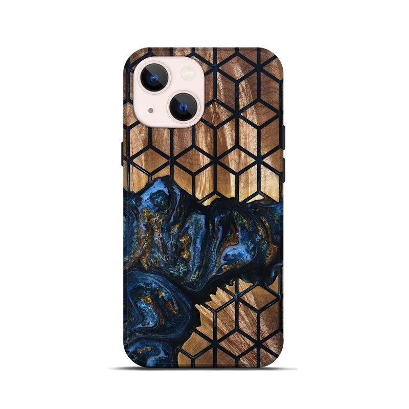 iPhone 13 mini Wood Live Edge Phone Case - Jocelyn (Pattern, 829819)