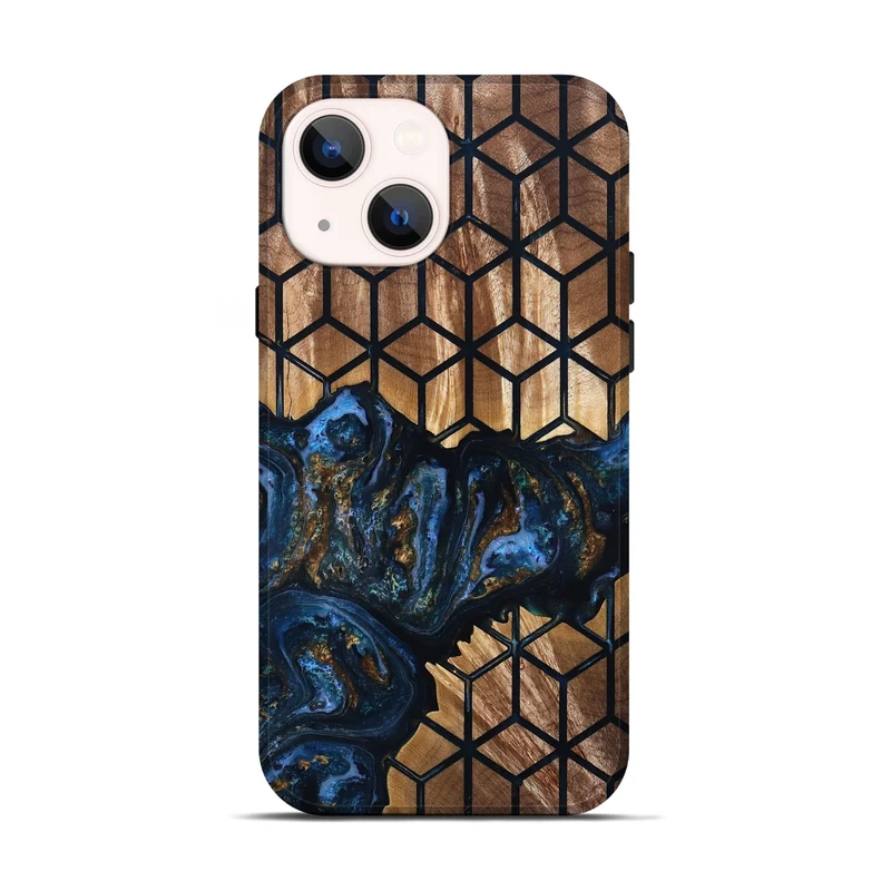 iPhone 14 Wood Live Edge Phone Case - Jocelyn (Pattern, 829819)