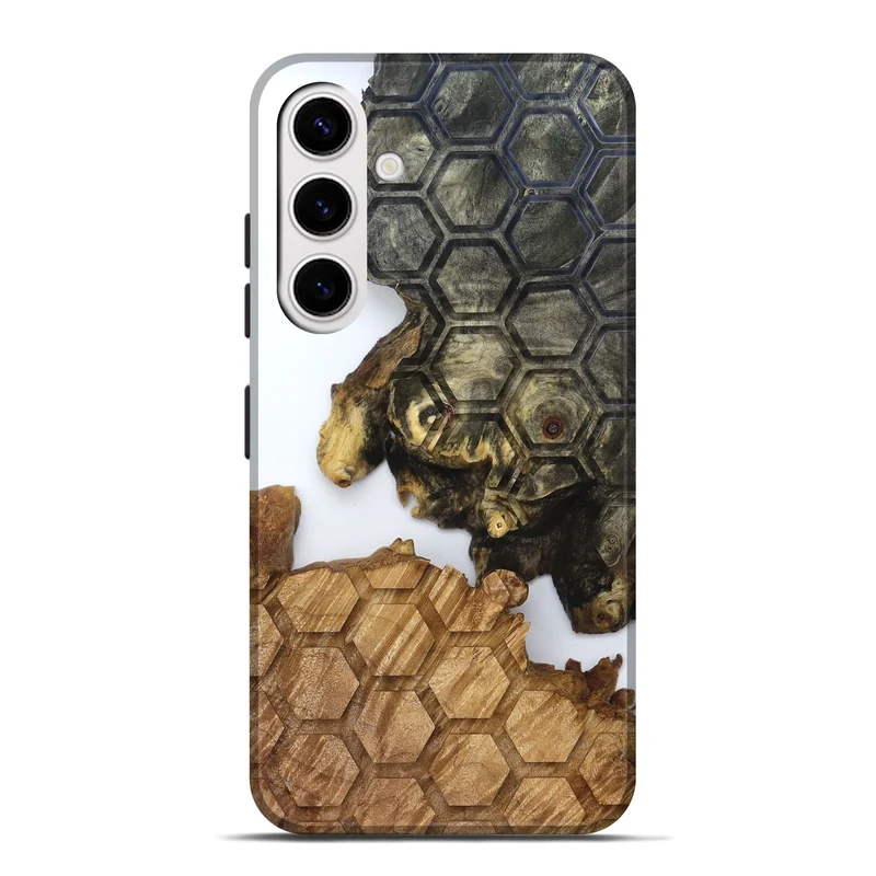 Galaxy S25 Plus Wood Live Edge Phone Case - Javion (Clear, 829786)