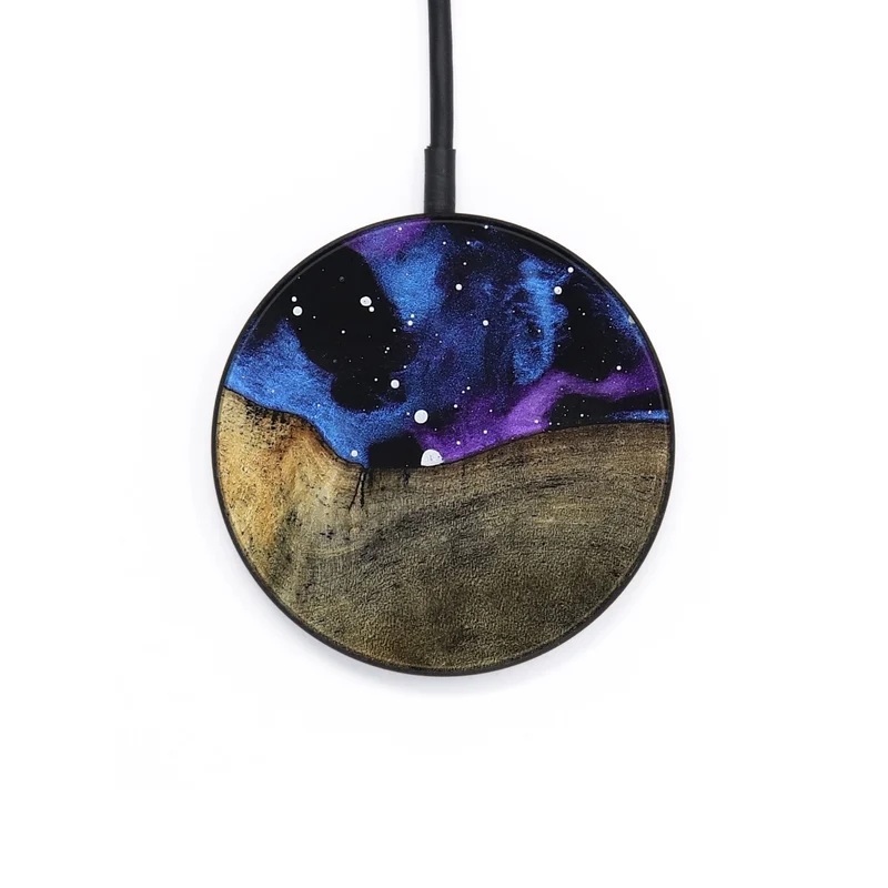 Circle Wood Wireless Charger - Florian (Cosmos, 829868)