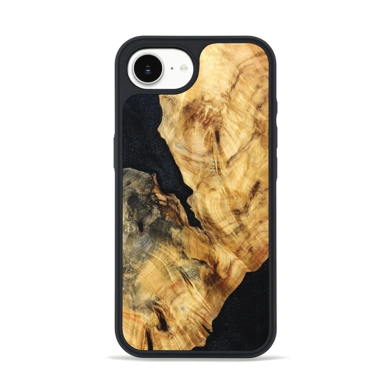 iPhone 16e Wood Phone Case - Jaydin (Wood Burl, 829776)