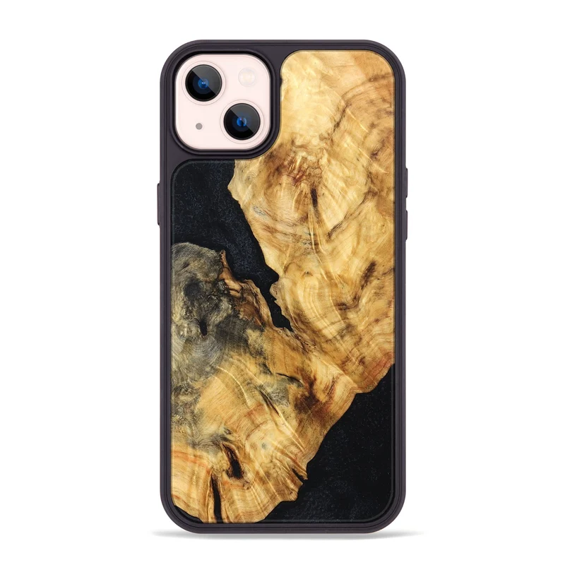 iPhone 14 Plus Wood Phone Case - Jaydin (Wood Burl, 829776)
