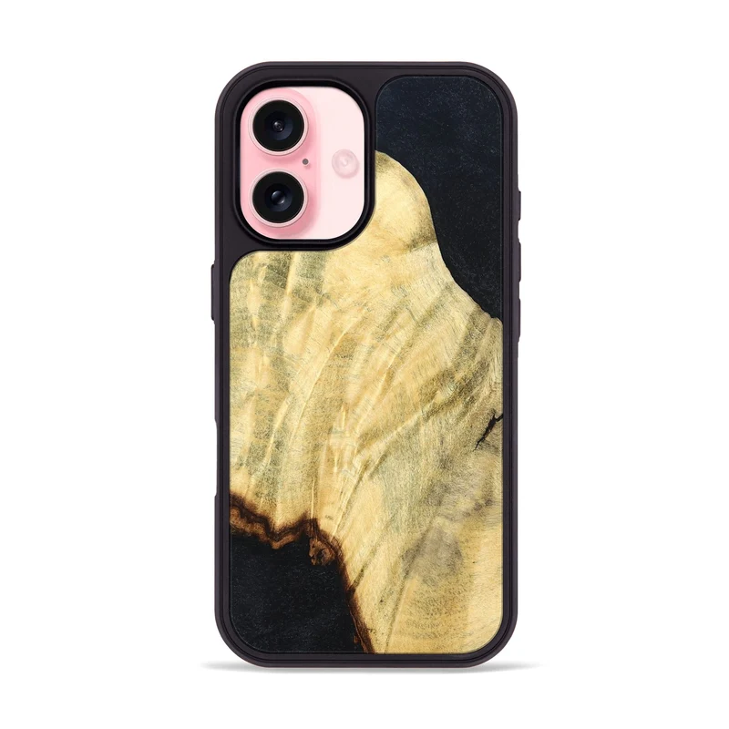 iPhone 16 Wood Phone Case - Jarred (Wood Burl, 829750)