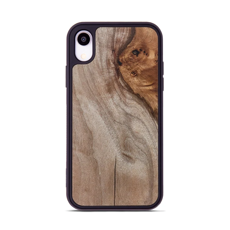 iPhone Xr Wood Phone Case - Ernst (Wood Burl, 829748)
