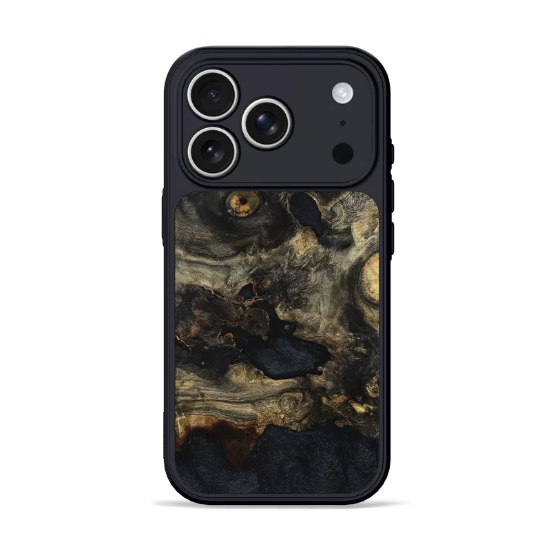 iPhone 17 Pro Wood Phone Case - Kim (Wood Burl, 829774)