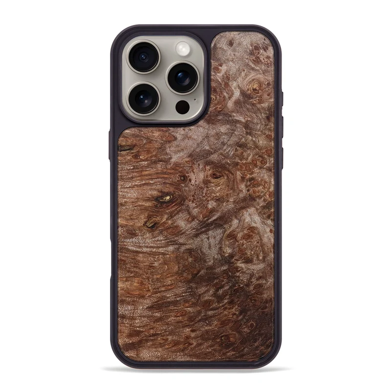iPhone 16 Pro Max Wood Phone Case - Soleil (Wood Burl, 829753)
