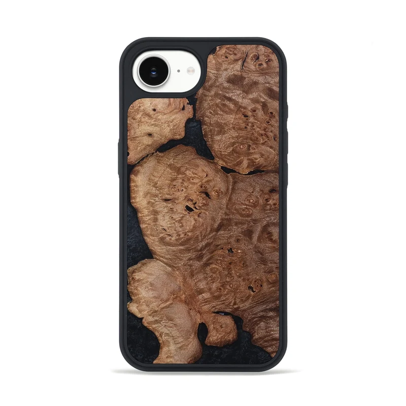 iPhone 16e Wood Phone Case - Bettie (Wood Burl, 829771)