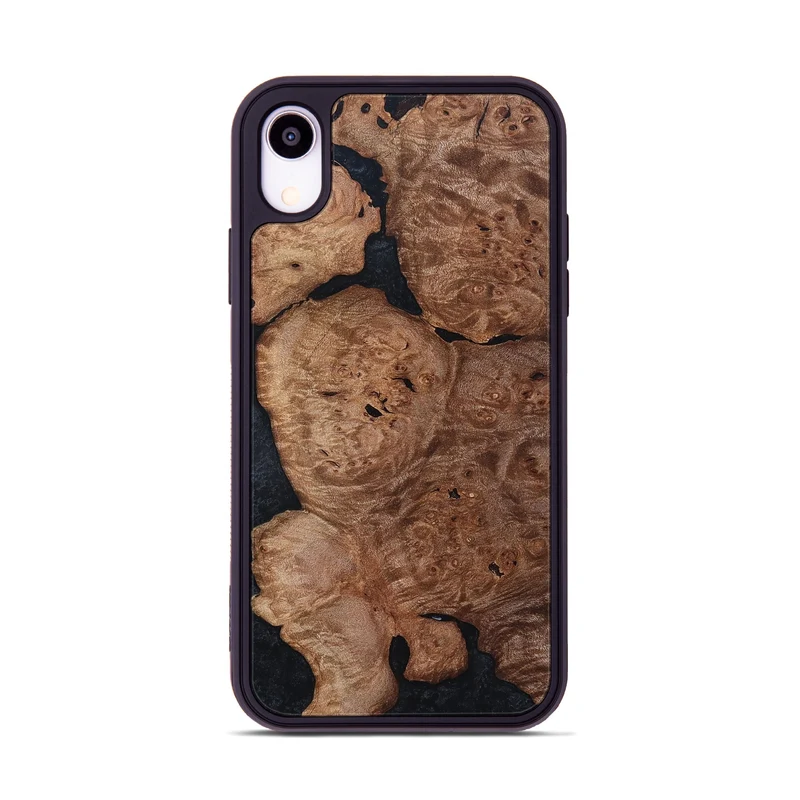 iPhone Xr Wood Phone Case - Bettie (Wood Burl, 829771)