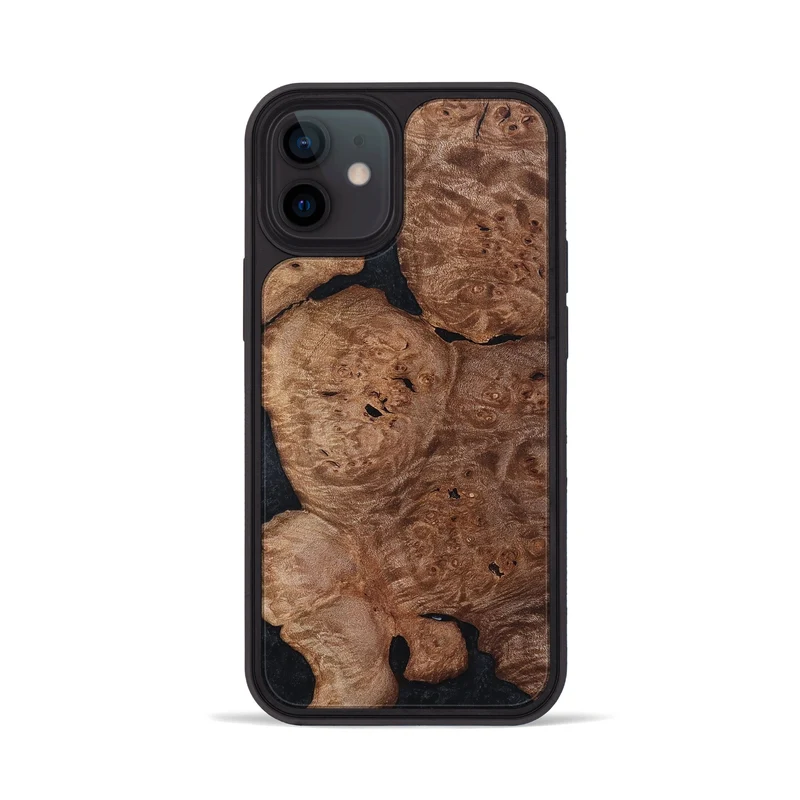 iPhone 12 Wood Phone Case - Bettie (Wood Burl, 829771)