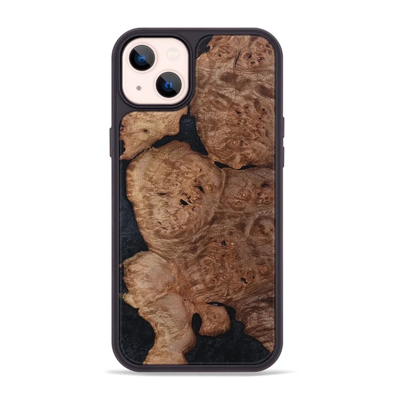 iPhone 14 Plus Wood Phone Case - Bettie (Wood Burl, 829771)