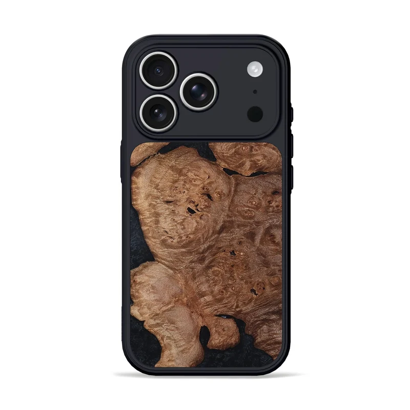 iPhone 17 Pro Wood Phone Case - Bettie (Wood Burl, 829771)