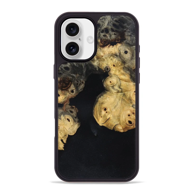iPhone 16 Plus Wood Phone Case - Vanesa (Wood Burl, 829767)