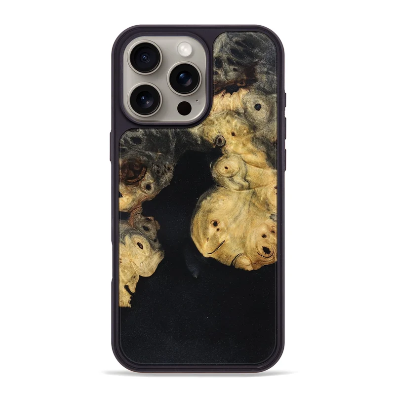 iPhone 16 Pro Max Wood Phone Case - Vanesa (Wood Burl, 829767)