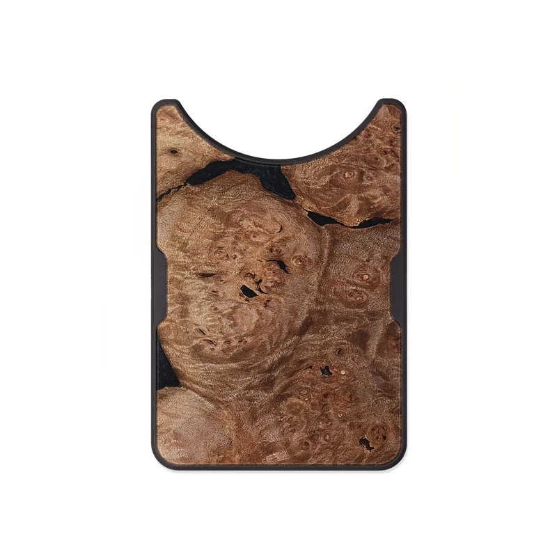 Alloy Wood Wallet - Bettie (Wood Burl, 829771)