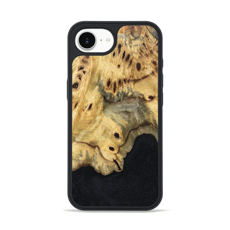 iPhone 16e Wood Phone Case - Eliezer (Wood Burl, 829763)