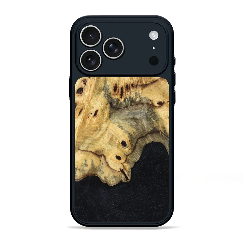 iPhone 17 Pro Max Wood Phone Case - Eliezer (Wood Burl, 829763)