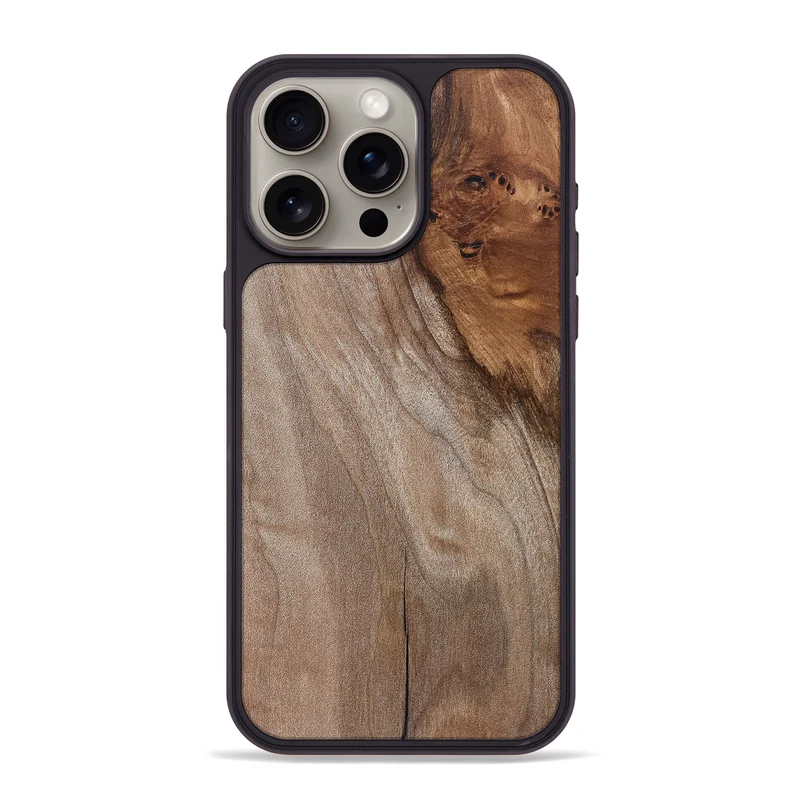 iPhone 15 Pro Max Wood Phone Case - Hakeem (Wood Burl, 829760)