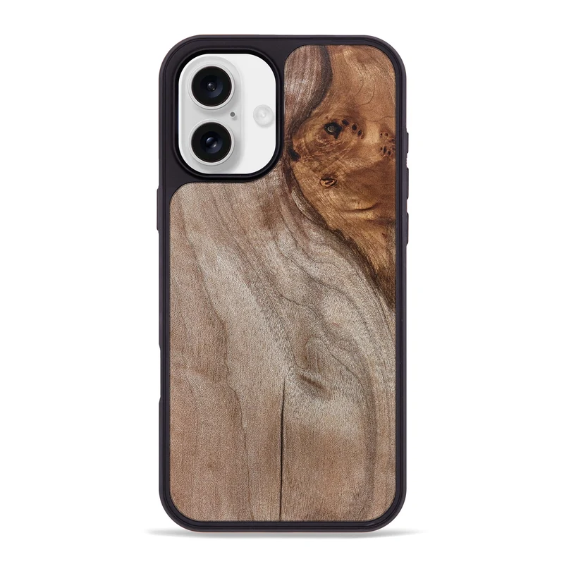 iPhone 16 Plus Wood Phone Case - Ernst (Wood Burl, 829748)