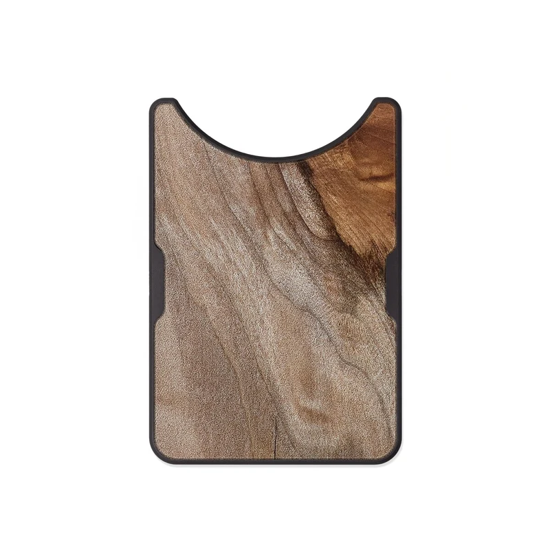 Alloy Wood Wallet - Hakeem (Wood Burl, 829760)