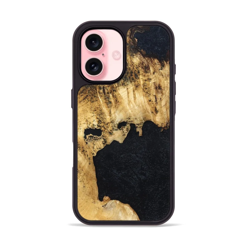 iPhone 16 Wood Phone Case - Belle (Wood Burl, 829765)