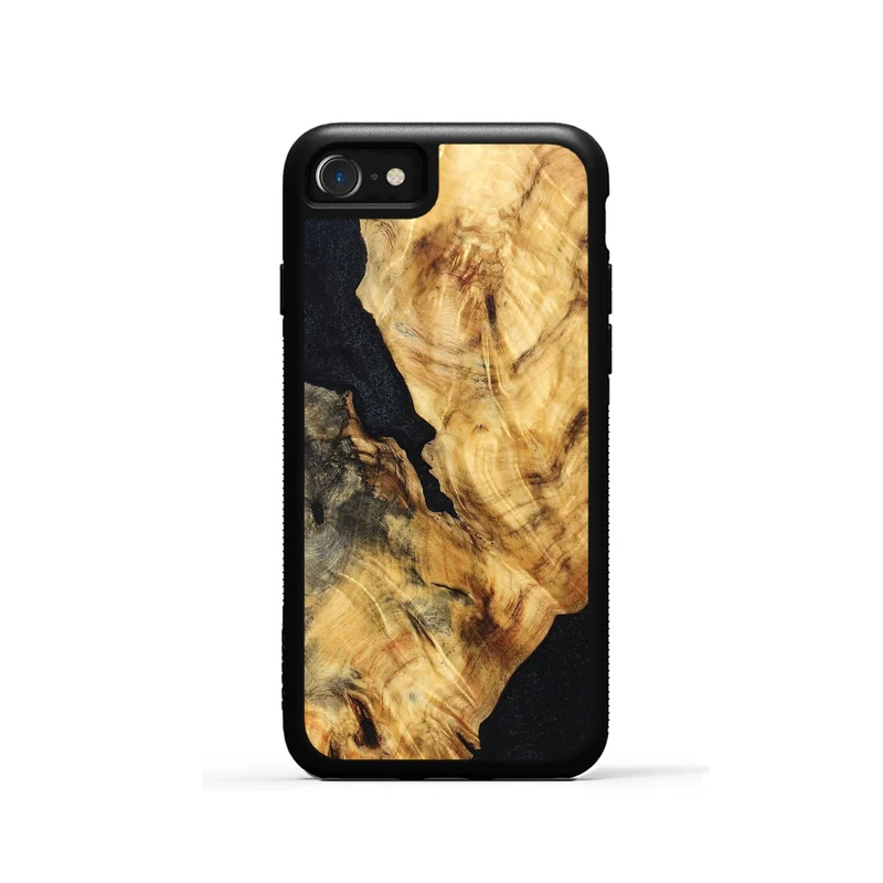 iPhone SE Wood Phone Case - Jaydin (Wood Burl, 829776)