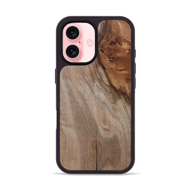 iPhone 16 Wood Phone Case - Hakeem (Wood Burl, 829760)