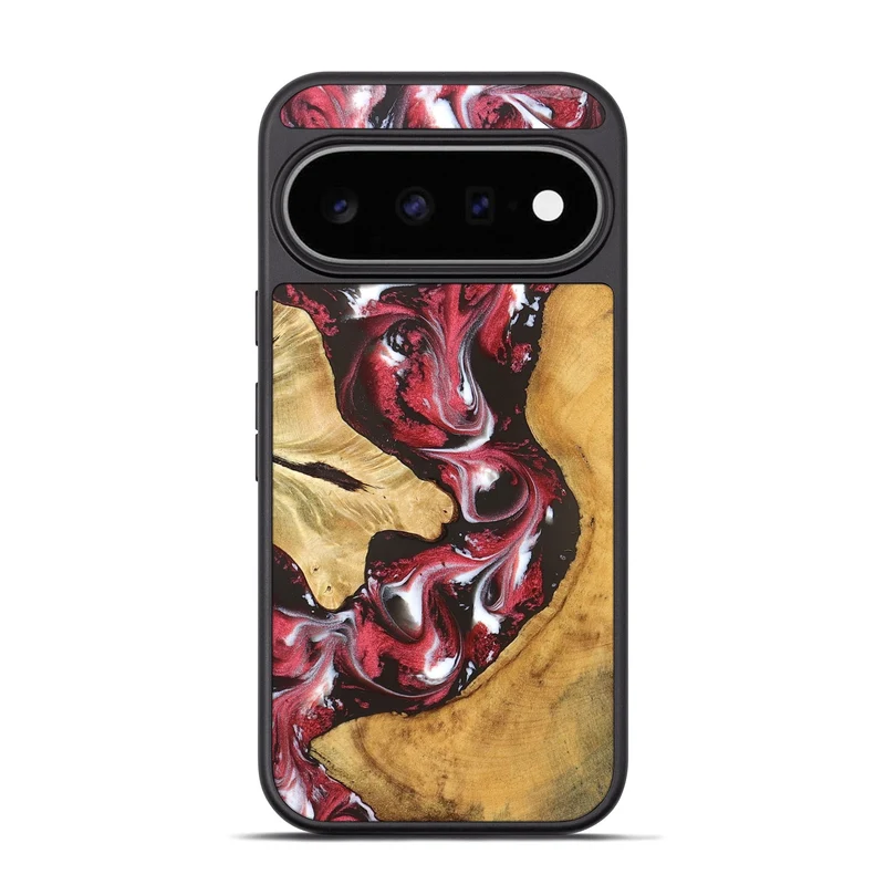 Pixel 11 Pro Wood Phone Case - Conrad (Red, 829720)