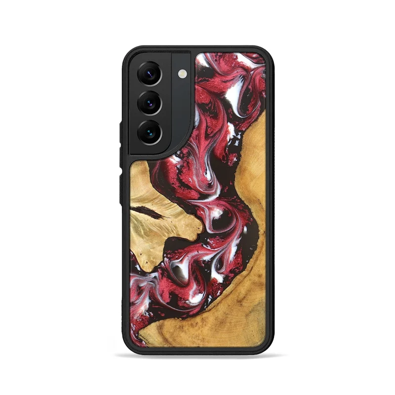 Galaxy S22 Wood Phone Case - Conrad (Red, 829720)