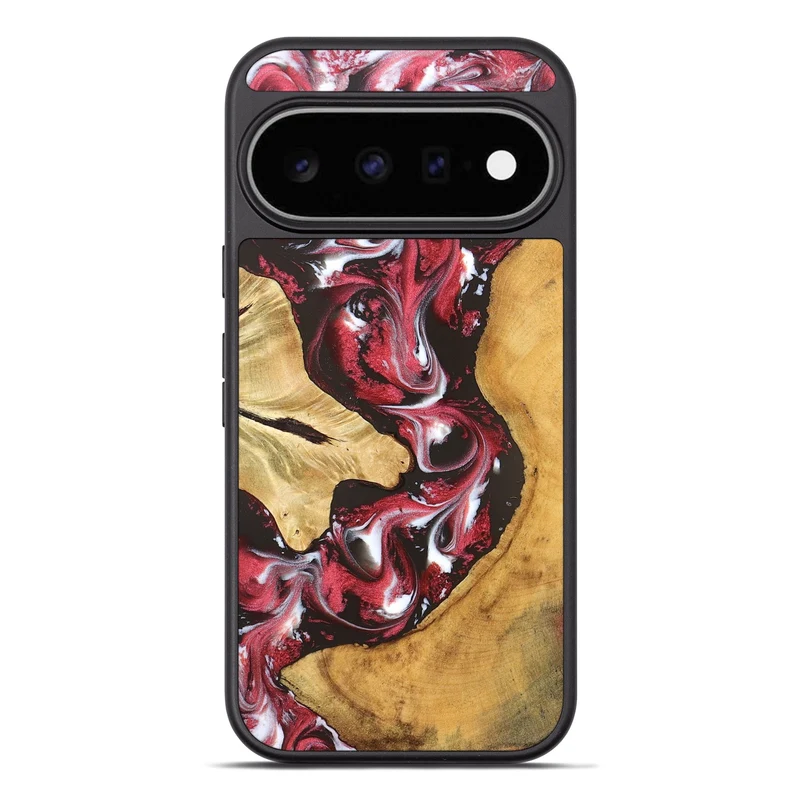 Pixel 11 Pro XL Wood Phone Case - Conrad (Red, 829720)