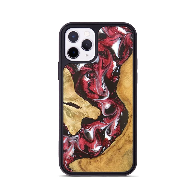 iPhone 11 Pro Wood Phone Case - Conrad (Red, 829720)