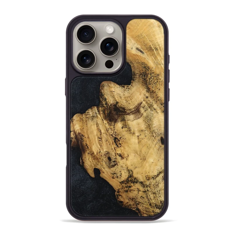 iPhone 16 Pro Max Wood Phone Case - Adhara (Wood Burl, 829762)