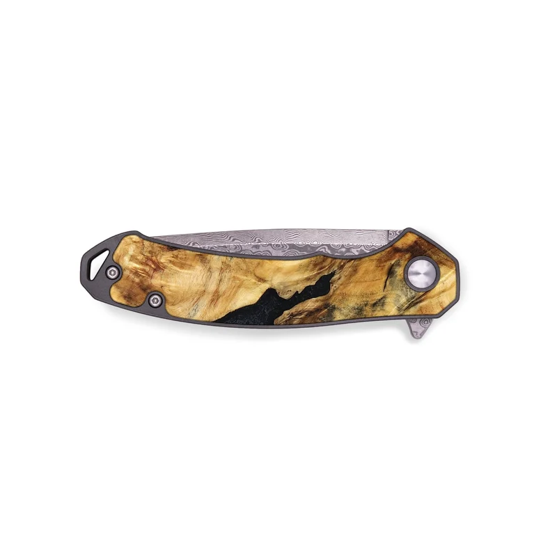 EDC Wood Pocket Knife - Jaydin (Wood Burl, 829776)