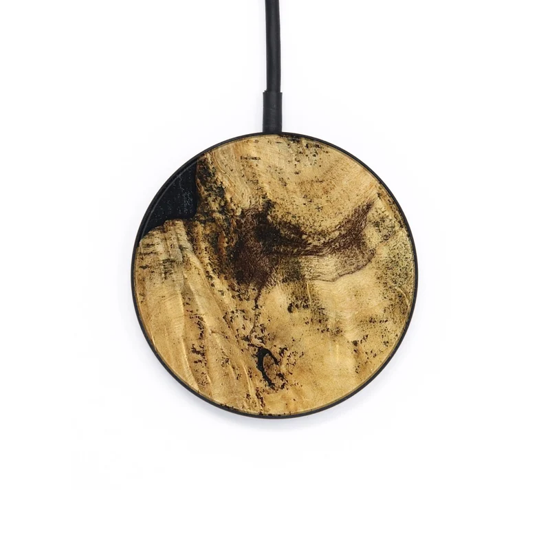 Circle Wood Wireless Charger - Adhara (Wood Burl, 829762)