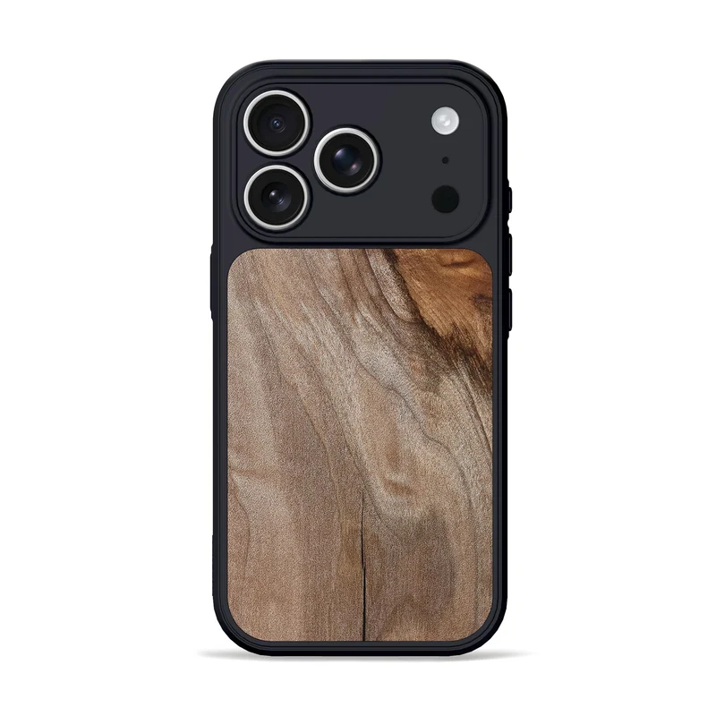 iPhone 17 Pro Wood Phone Case - Hakeem (Wood Burl, 829760)