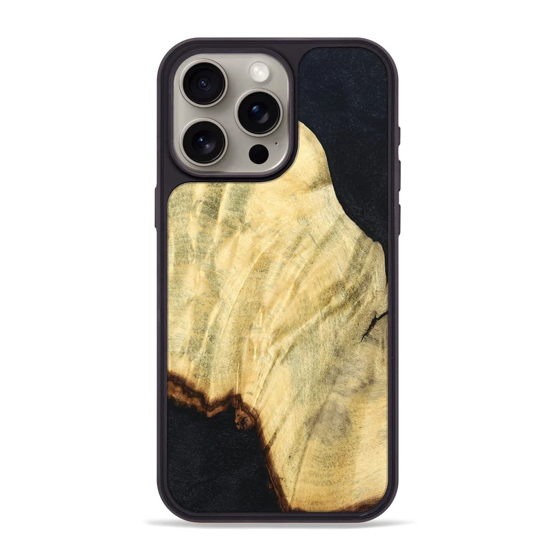 iPhone 15 Pro Max Wood Phone Case - Jarred (Wood Burl, 829750)