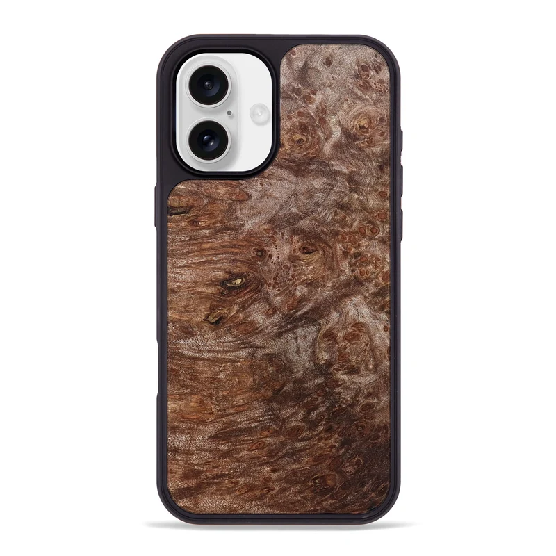 iPhone 16 Plus Wood Phone Case - Soleil (Wood Burl, 829753)